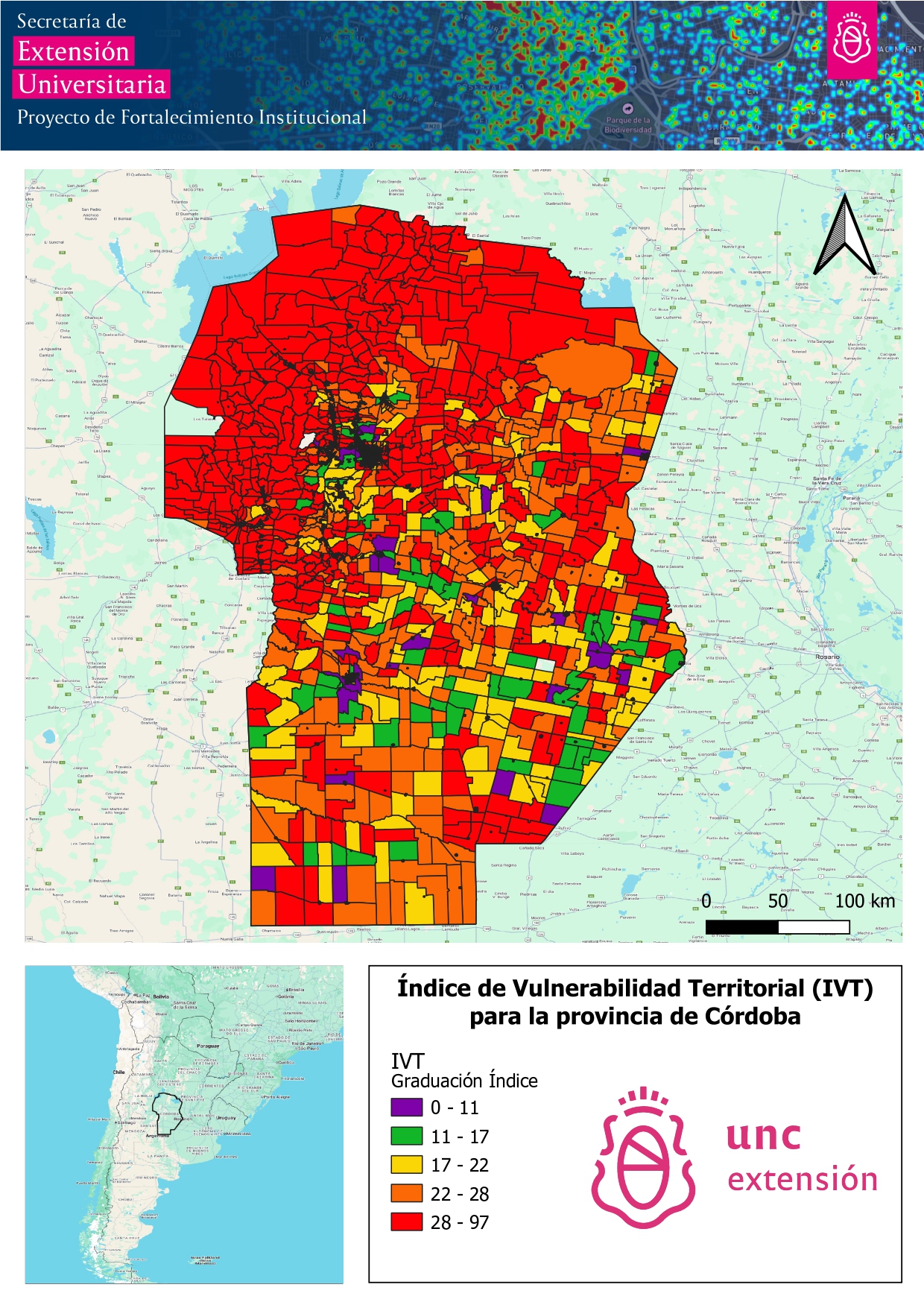 Mapas IVT Provincia de Córdoba